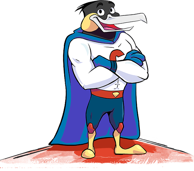 cormorant superhero